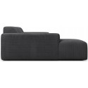 Karen venstrevendt chaiselong sofa i corduroy 250 x 185 cm - Grå