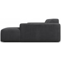 Karen højrevendt chaiselong sofa i corduroy 250 x 185 cm - Grå