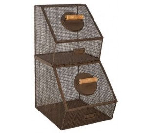 Banegårds vægur H51 cm - Antik sort