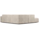 Karen venstrevendt chaiselong sofa i velour 250 x 185 cm - Beige