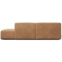Karen Big højrevendt chaiselong sofa i velour 260 x 250 cm - Beige