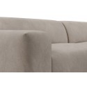 Karen Big venstrevendt chaiselong sofa i velour 260 x 250 cm - Kamelbrun
