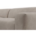 Karen Big højrevendt chaiselong sofa i velour 260 x 250 cm - Kamelbrun