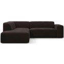 Karen Big venstrevendt chaiselong sofa i velour 260 x 250 cm - Taupe