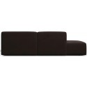 Karen Big venstrevendt chaiselong sofa i velour 260 x 250 cm - Taupe