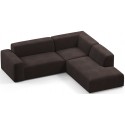 Karen Big højrevendt chaiselong sofa i velour 260 x 250 cm - Taupe