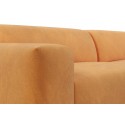 Karen Big venstrevendt chaiselong sofa i velour 260 x 250 cm - Olivengrøn