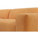 Karen Big højrevendt chaiselong sofa i velour 260 x 250 cm - Olivengrøn