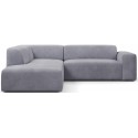 Karen Big venstrevendt chaiselong sofa i velour 260 x 250 cm - Lilac