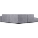 Karen Big venstrevendt chaiselong sofa i velour 260 x 250 cm - Lilac