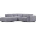 Karen Big venstrevendt chaiselong sofa i velour 260 x 250 cm - Lilac