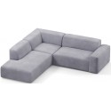 Karen Big venstrevendt chaiselong sofa i velour 260 x 250 cm - Lilac