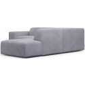 Karen Big højrevendt chaiselong sofa i velour 260 x 250 cm - Lilac