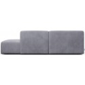 Karen Big højrevendt chaiselong sofa i velour 260 x 250 cm - Lilac
