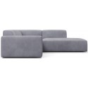 Karen Big højrevendt chaiselong sofa i velour 260 x 250 cm - Lilac