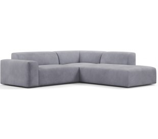 Karen Big højrevendt chaiselong sofa i velour 260 x 250 cm - Lilac 2