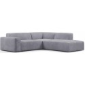 Karen Big højrevendt chaiselong sofa i velour 260 x 250 cm - Lilac