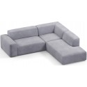 Karen Big højrevendt chaiselong sofa i velour 260 x 250 cm - Lilac