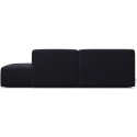 Karen Big højrevendt chaiselong sofa i velour 260 x 250 cm - Blå