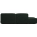 Karen Big venstrevendt chaiselong sofa i velour 260 x 250 cm - Navyblå