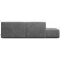 Karen Big venstrevendt chaiselong sofa i velour 260 x 250 cm - Mint
