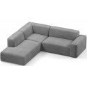 Karen Big venstrevendt chaiselong sofa i velour 260 x 250 cm - Mint