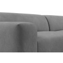Karen Big venstrevendt chaiselong sofa i velour 260 x 250 cm - Mint