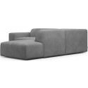 Karen Big højrevendt chaiselong sofa i velour 260 x 250 cm - Mint