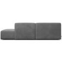 Karen Big højrevendt chaiselong sofa i velour 260 x 250 cm - Mint