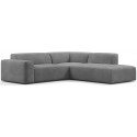 Karen Big højrevendt chaiselong sofa i velour 260 x 250 cm - Mint
