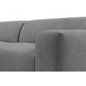 Karen Big højrevendt chaiselong sofa i velour 260 x 250 cm - Mint