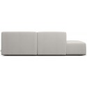 Karen Big venstrevendt chaiselong sofa i velour 260 x 250 cm - Sort