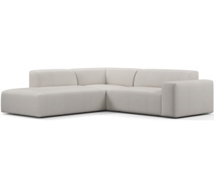 Karen Big venstrevendt chaiselong sofa i velour 260 x 250 cm - Sort 2