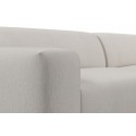 Karen Big venstrevendt chaiselong sofa i velour 260 x 250 cm - Sort