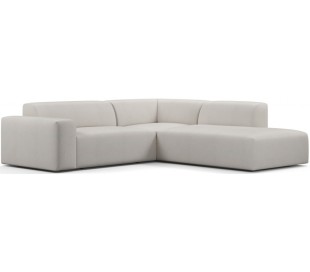 Karen Big venstrevendt chaiselong sofa i polyester 260 x 250 cm - Creme 2