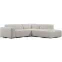 Karen Big venstrevendt chaiselong sofa i polyester 260 x 250 cm - Creme