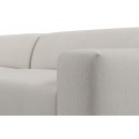 Karen Big venstrevendt chaiselong sofa i polyester 260 x 250 cm - Creme