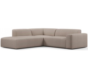 Karen Big venstrevendt chaiselong sofa i polyester 260 x 250 cm - Creme 2