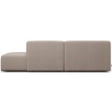 Karen Big højrevendt chaiselong sofa i polyester 260 x 250 cm - Creme