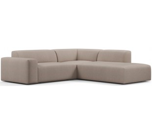 Karen Big højrevendt chaiselong sofa i polyester 260 x 250 cm - Creme 2
