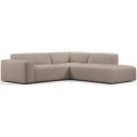 Karen Big højrevendt chaiselong sofa i polyester 260 x 250 cm - Creme