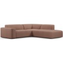 Karen Big højrevendt chaiselong sofa i polyester 260 x 250 cm - Beige