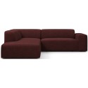 Karen Big venstrevendt chaiselong sofa i polyester 260 x 250 cm - Svag rosa