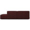 Karen Big højrevendt chaiselong sofa i polyester 260 x 250 cm - Svag rosa