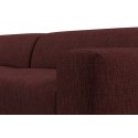 Karen Big højrevendt chaiselong sofa i polyester 260 x 250 cm - Svag rosa