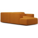Karen Big venstrevendt chaiselong sofa i polyester 260 x 250 cm - Bordeaux