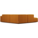 Karen Big venstrevendt chaiselong sofa i polyester 260 x 250 cm - Bordeaux
