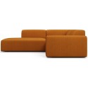 Karen Big venstrevendt chaiselong sofa i polyester 260 x 250 cm - Bordeaux