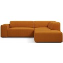 Karen Big højrevendt chaiselong sofa i polyester 260 x 250 cm - Bordeaux