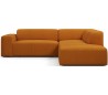 Karen Big højrevendt chaiselong sofa i polyester 260 x 250 cm - Sennep